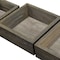 Ekena Millwork Square, Closed Back, Vintage Farmhouse Shadow Box Shelves, Barnwood Decor Collection, PK3 DECR15SBSQCBGY - alternate 3